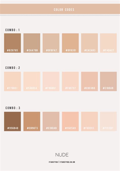 nude hex color|Shades of Nude